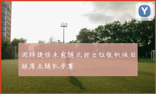 沈梓捷伤未愈随北控出征张帆依旧缺席未随队参赛